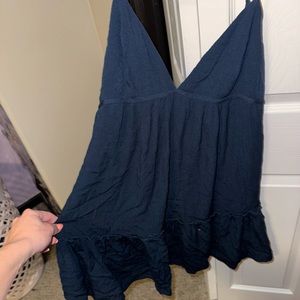 Navy blue mini dress from garage